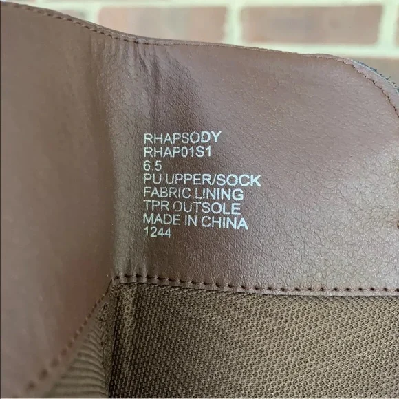 Steve Madden Women’s Rhapsody fabric brown knee high boots US 6.0 NEW - Picture 11 of 11